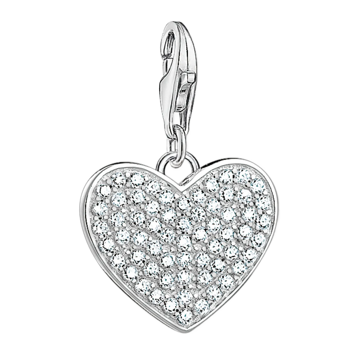 Thomas Sabo Charm-Anhänger Herz Pavé - Original