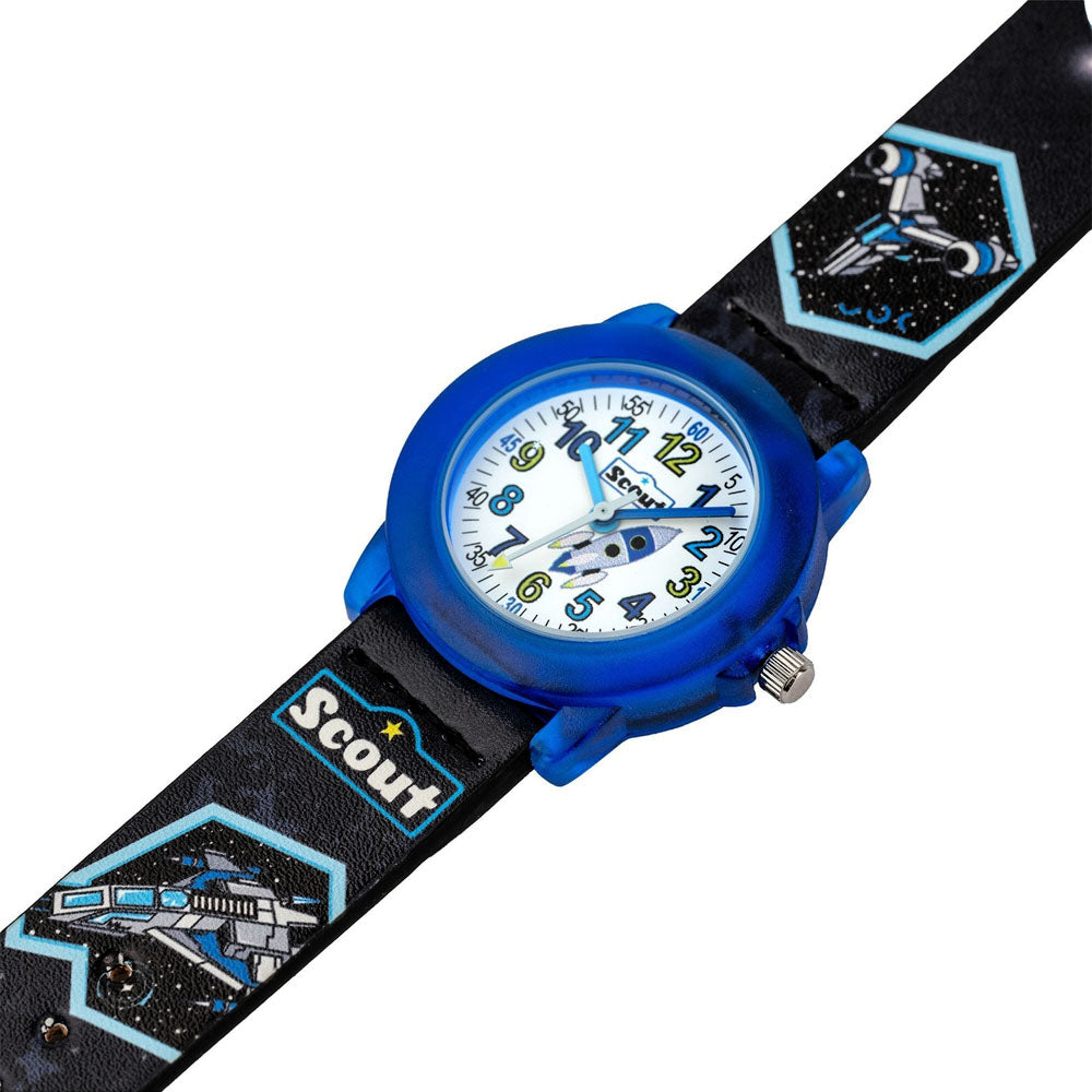 Scout Kinderuhr Crystal Space & Raumschiff