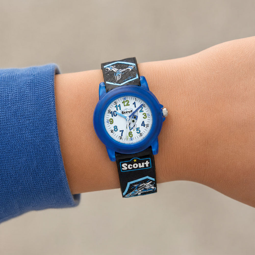 Scout Kinderuhr Crystal Space & Raumschiff