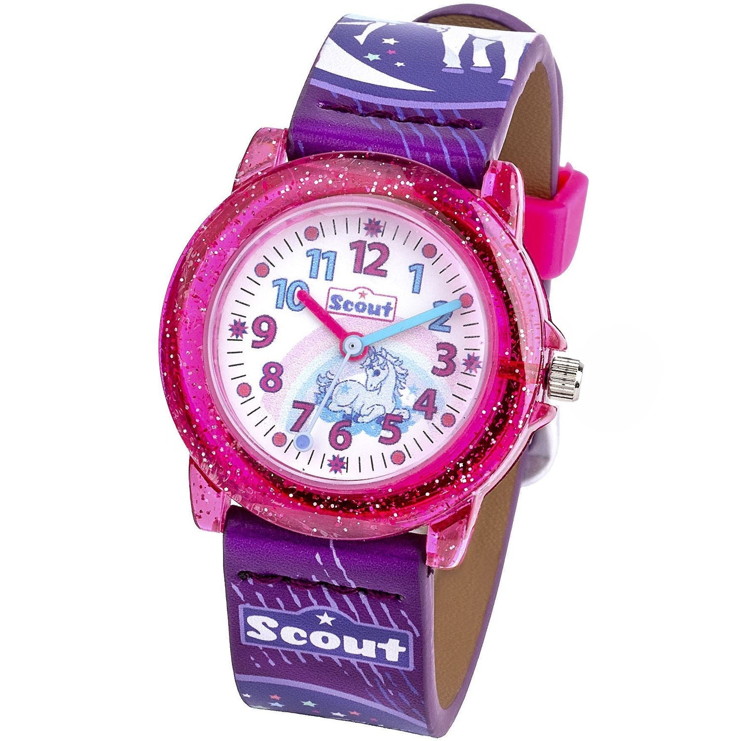 Scout Kinderuhr Crystal mit Elfe & Einhornmotiven