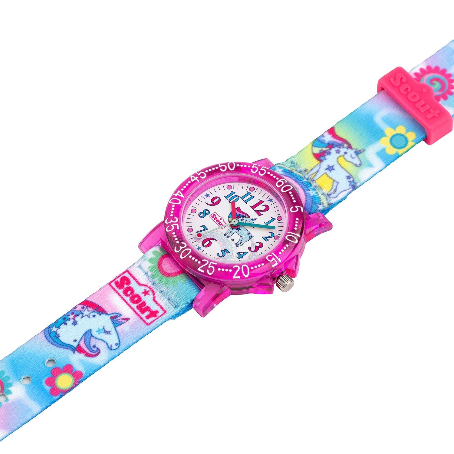 Scout Kinderuhr The IT-Collection mit Blumen- & Einhornmotiven
