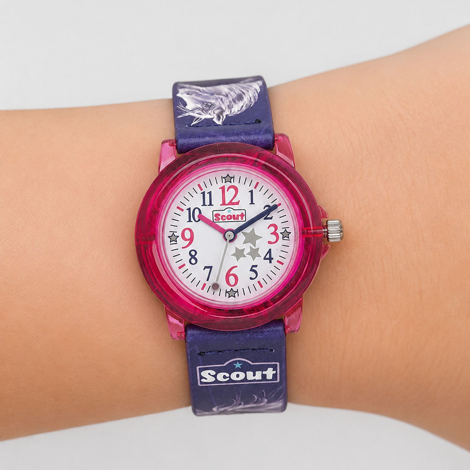 Scout Kinderuhr Crystal Einhorn