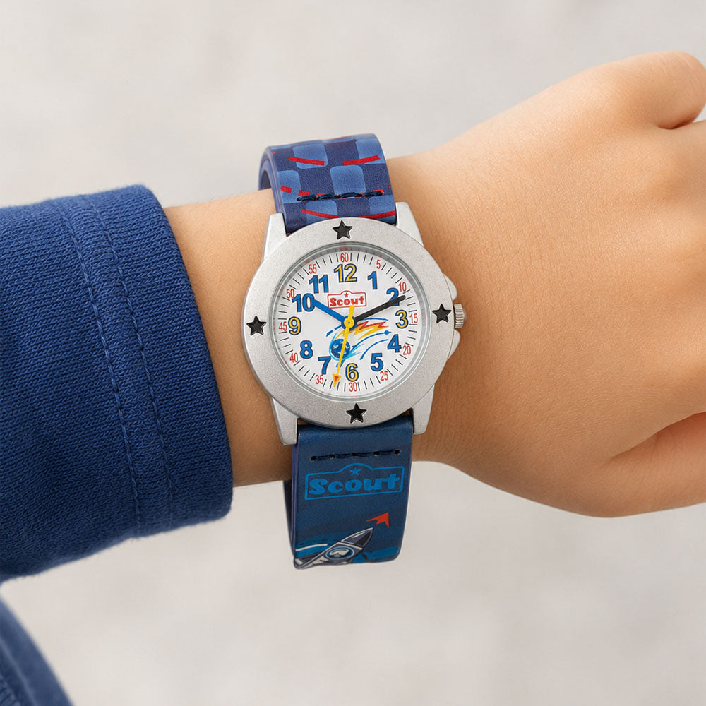 Scout Kinderuhr Star Kids mit Weltraum-Motiven