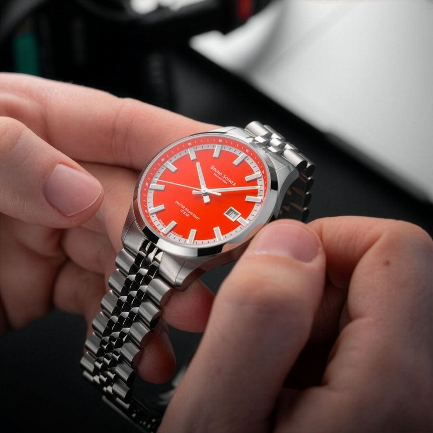 Bruno Söhnle Herrenuhr Turin Automatik "Bright Red" (2026)