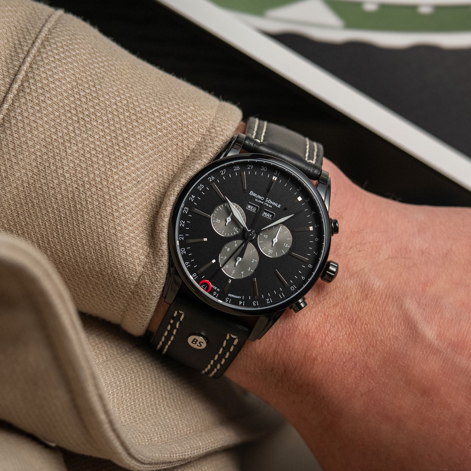 Bruno Söhnle Herrenuhr Atrium Chronograph Limitierte Edition