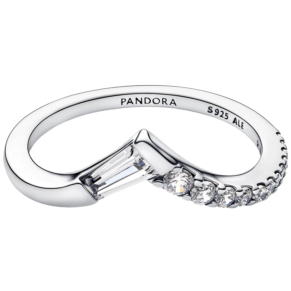 Pandora Tiara Baguette Pavé Ring