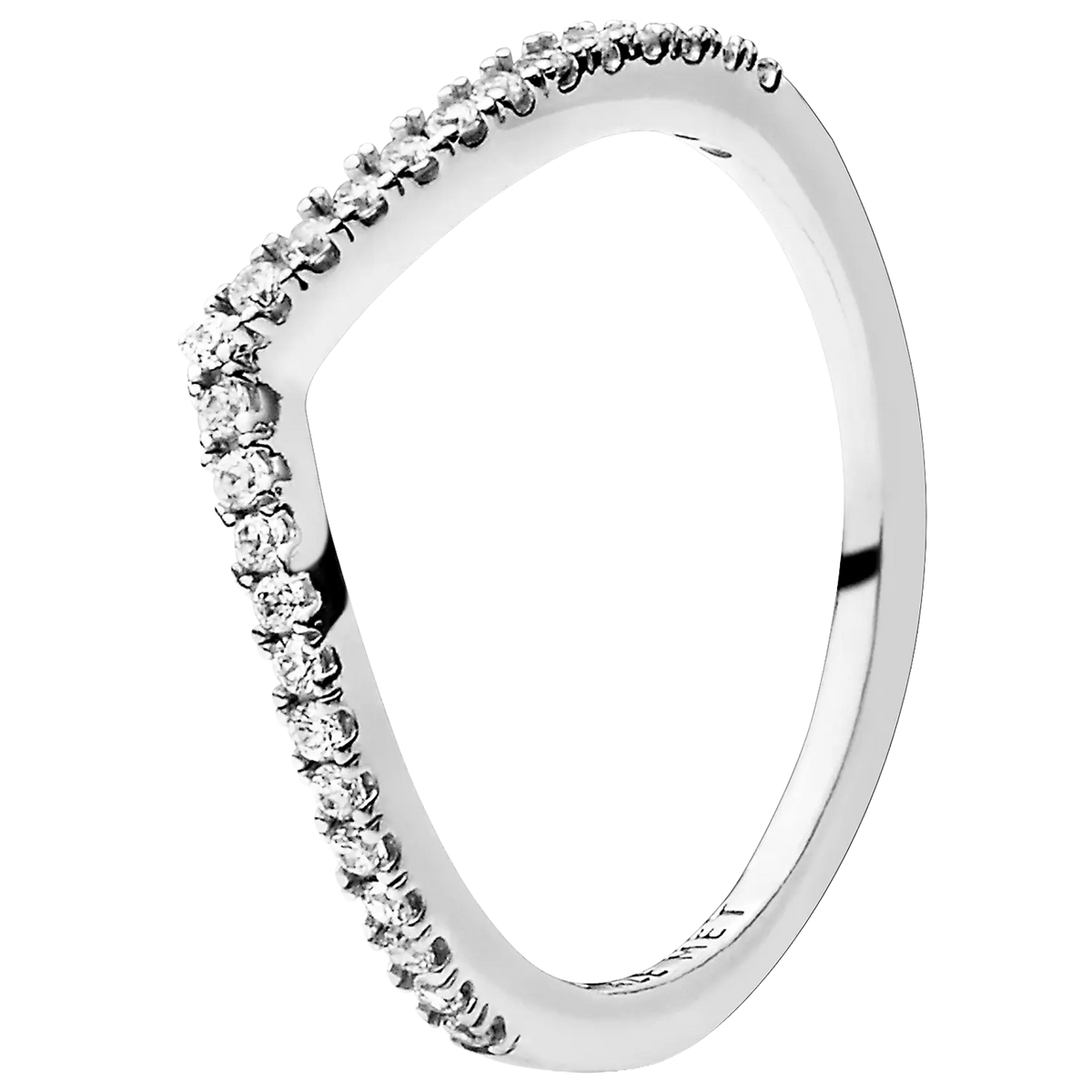 Pandora Funkelnder Wishbone Ring