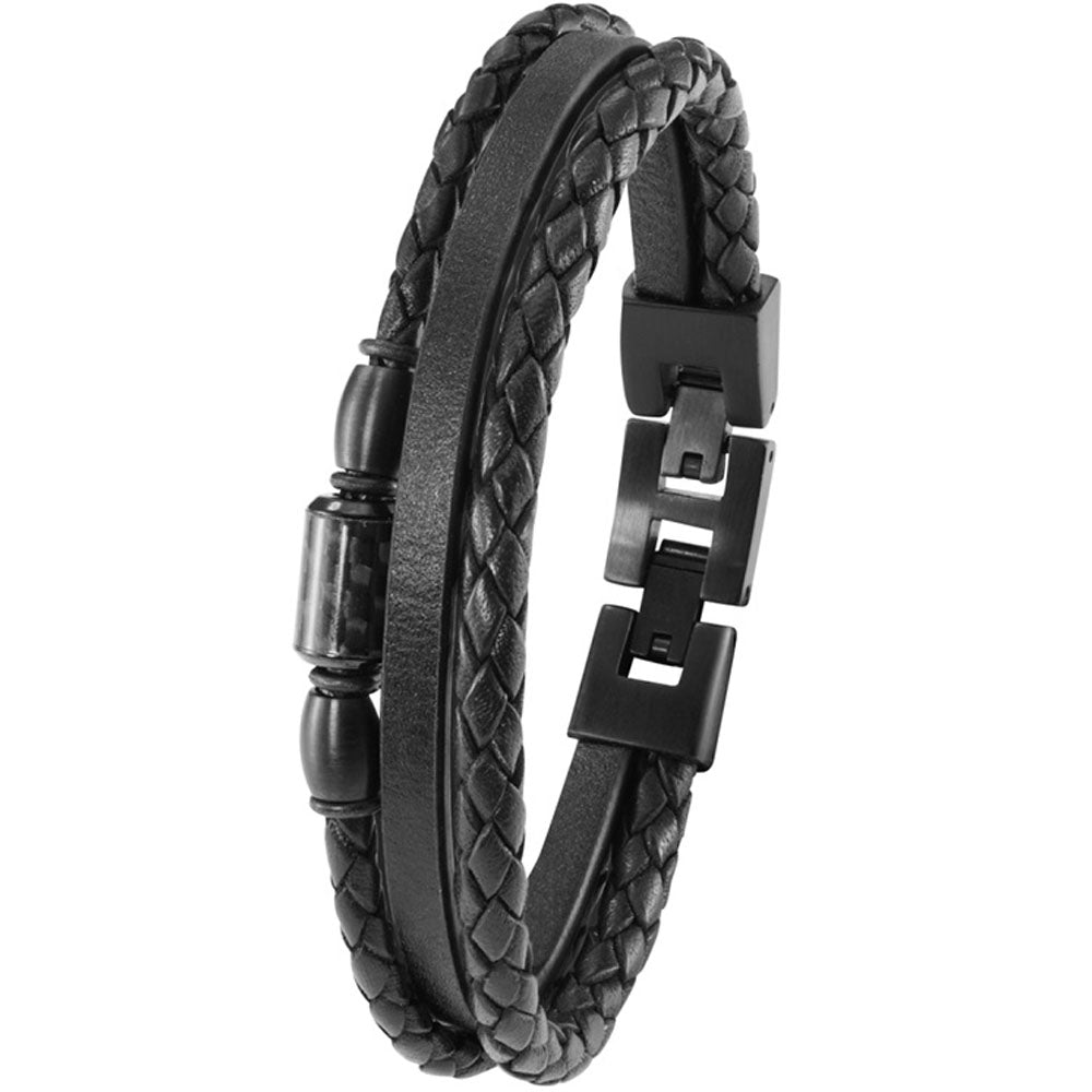 s.Oliver Herren Lederarmband