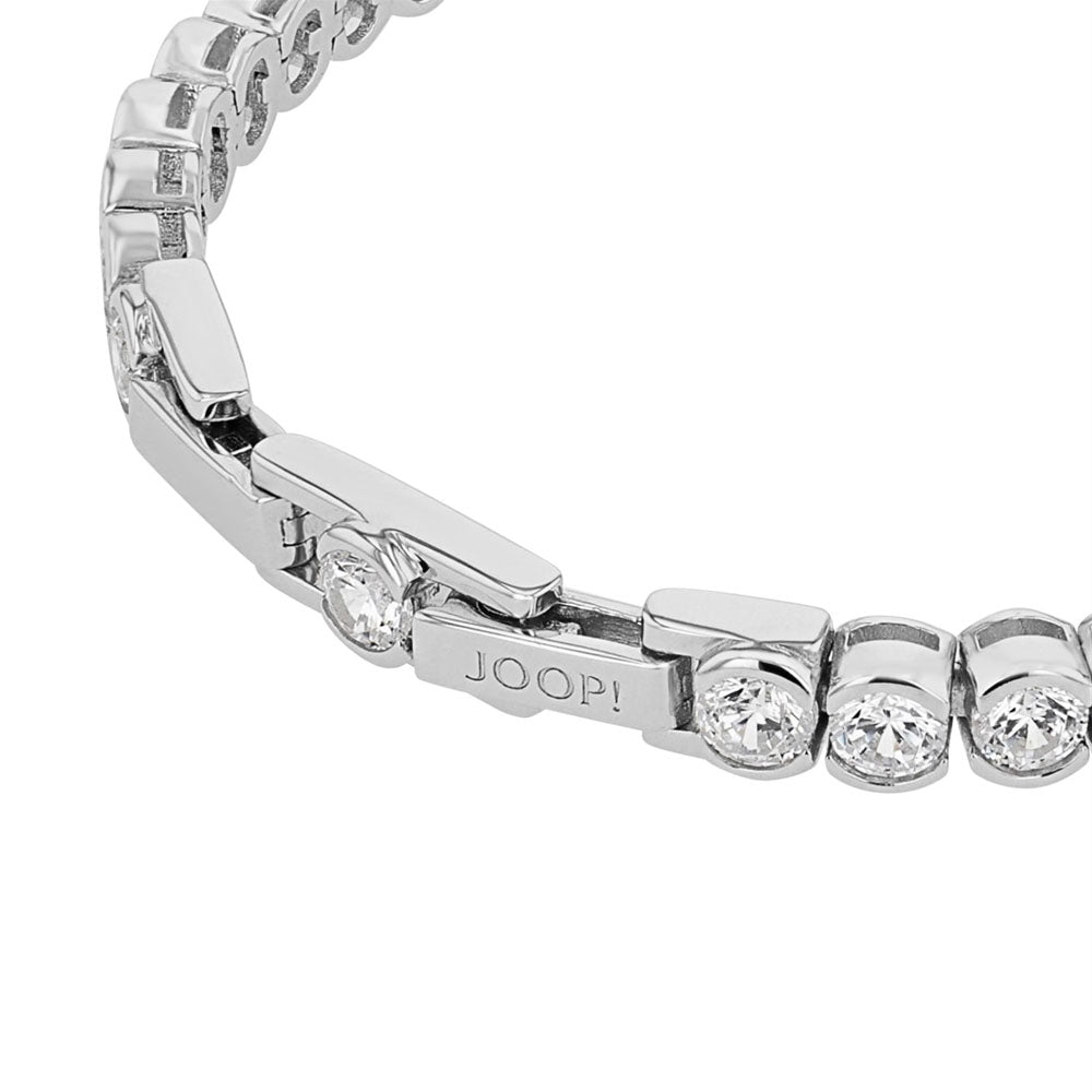 JOOP! Tennis Armband Silber mit Zirkonia