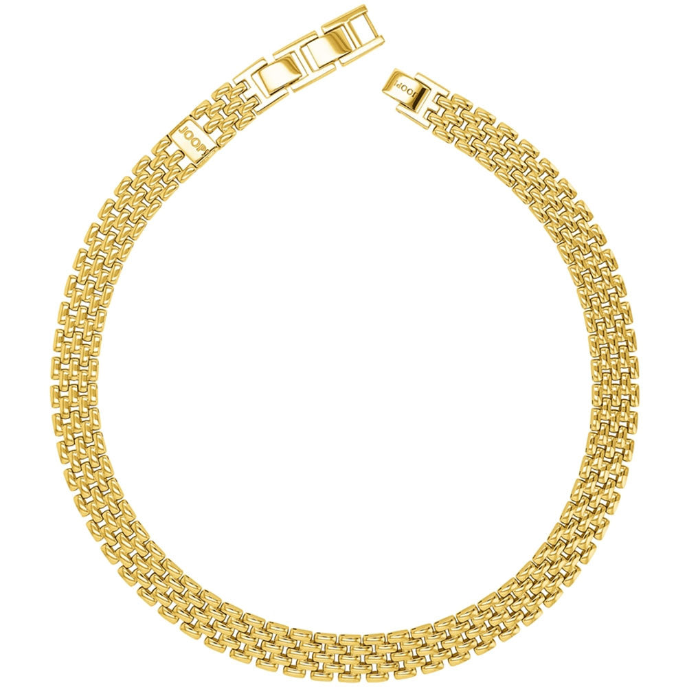 JOOP! Damen Collier Edelstahl vergoldet