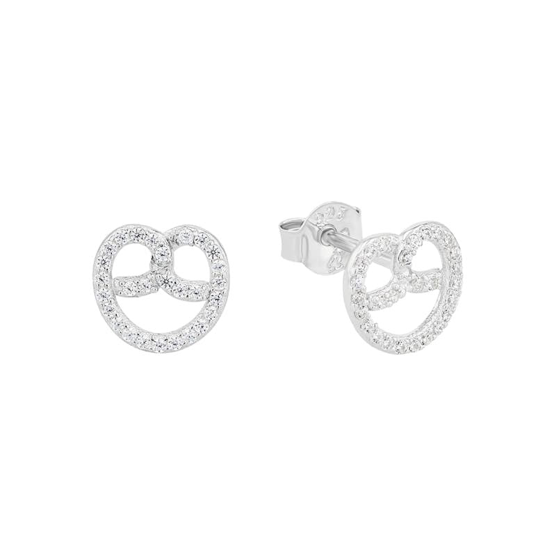 Amor Damen Ohrstecker Brezel