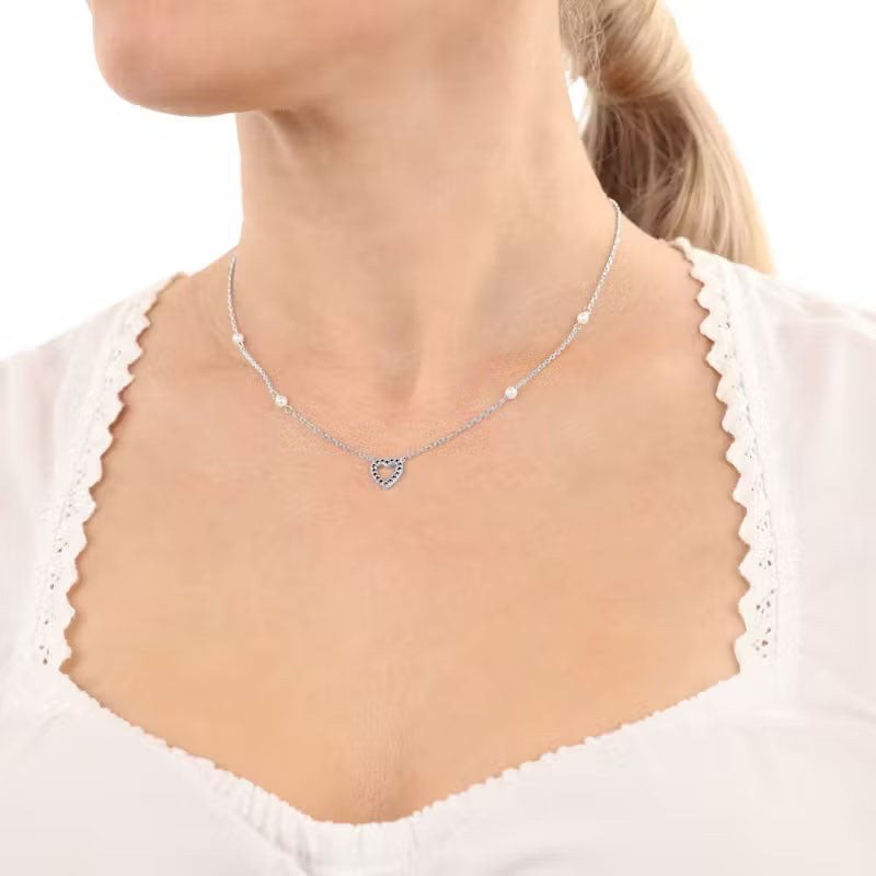 Amor Damen Halskette mit Herz-Anhänger