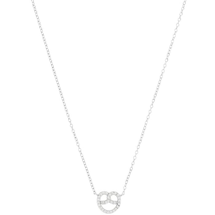 Amor Damen Halskette mit Brezel-Anhänger