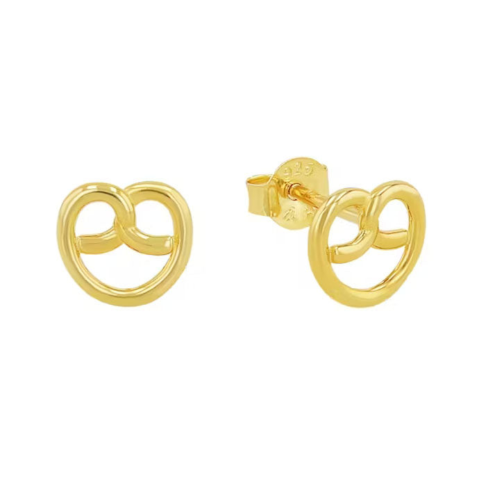 Amor Damen Set- mit Halskette und Ohrringe Brezel