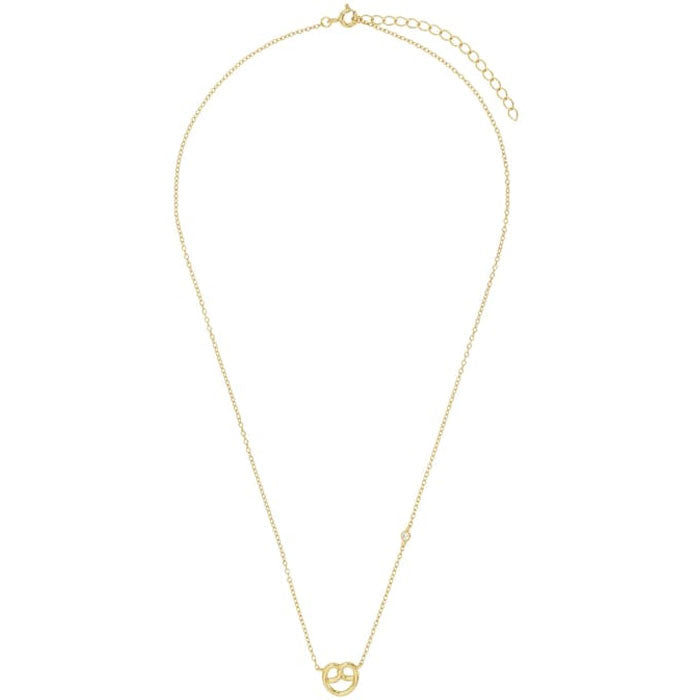 Amor Damen Set- mit Halskette und Ohrringe Brezel