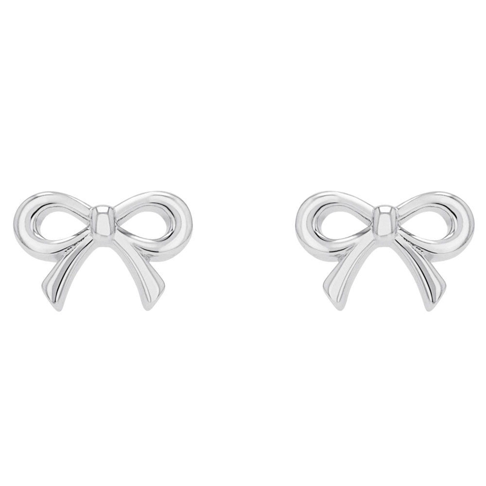 s.Oliver Mädchen-Ohrstecker Schleife