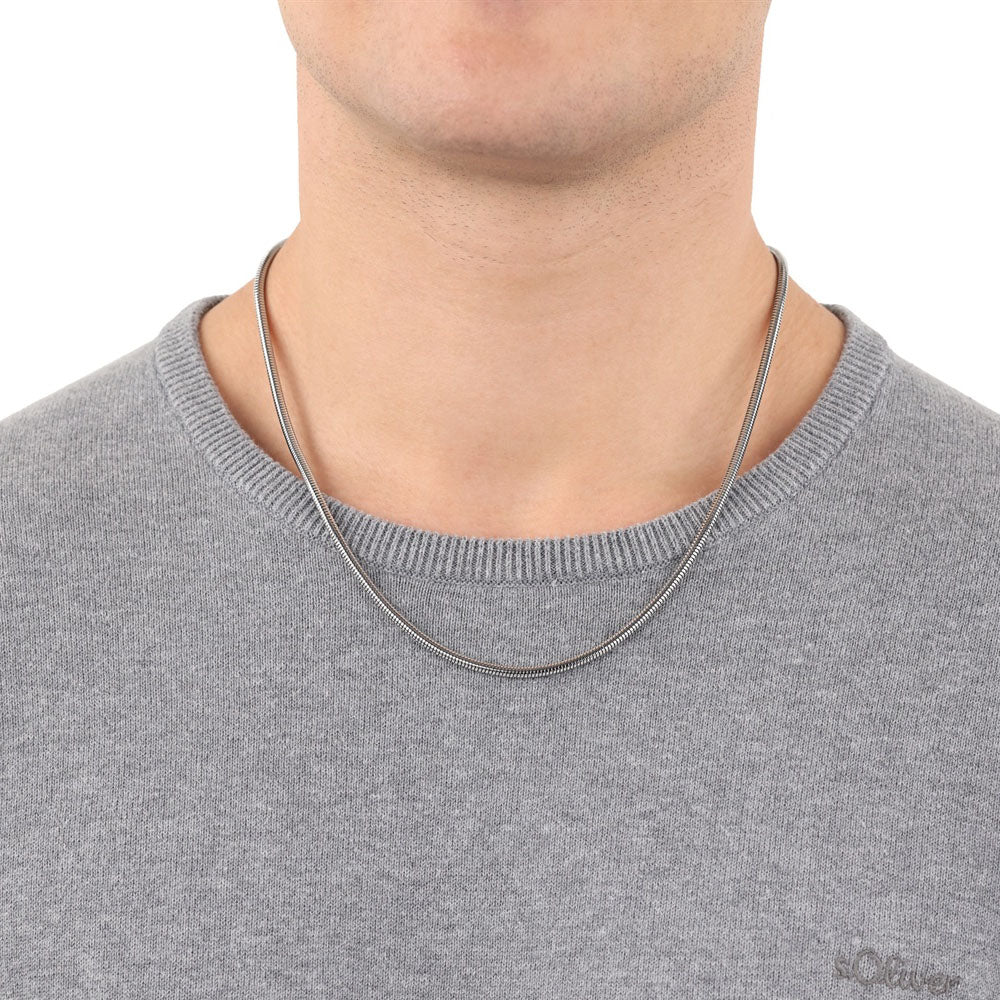 s.Oliver Herren Schlangenkette Edelstahl