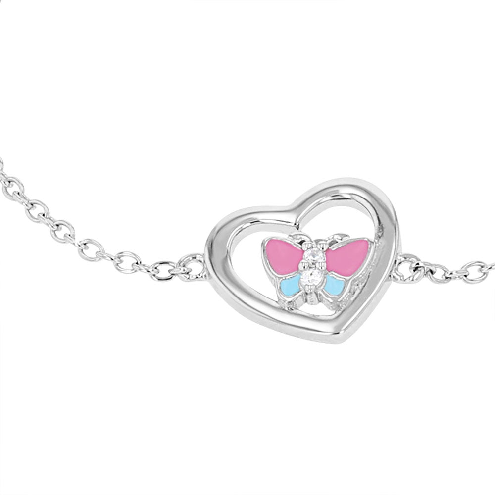 Prinzessin Lillifee Armband mit Herz & Schmetterling