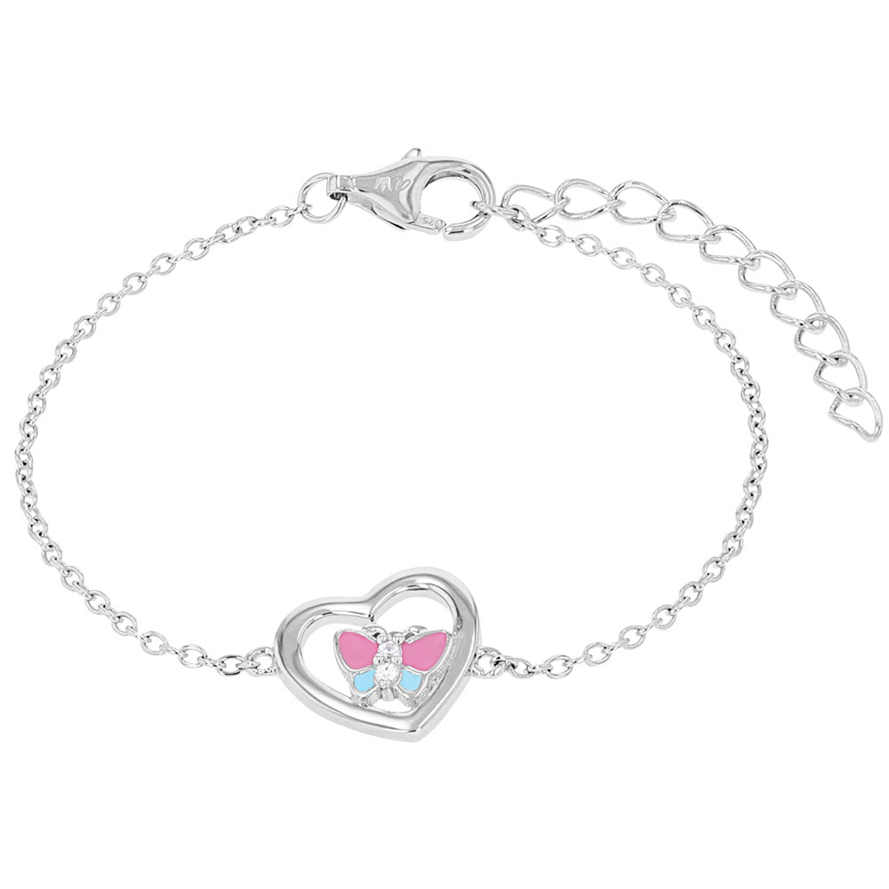 Prinzessin Lillifee Armband mit Herz & Schmetterling