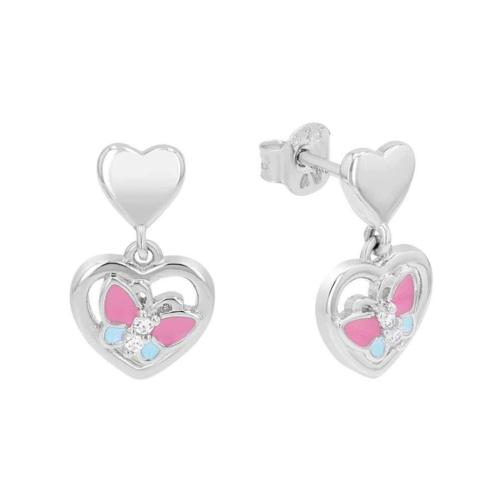 Prinzessin Lillifee Ohrstecker Herz & Schmetterling