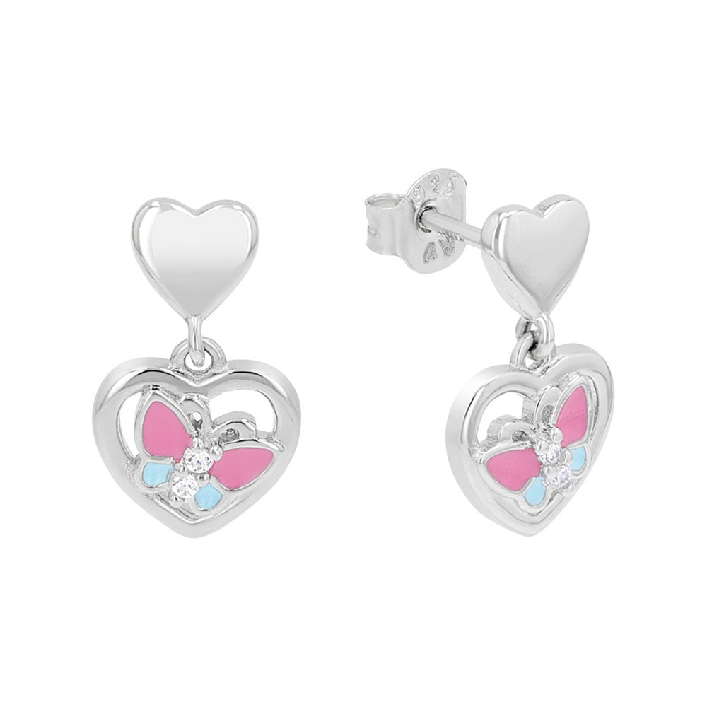 Prinzessin Lillifee Ohrstecker Herz & Schmetterling