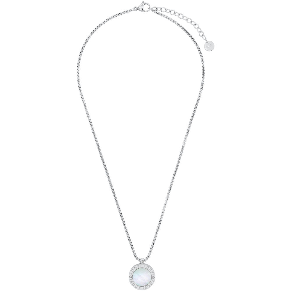 JOOP! Damen Halskette mit Perlmutt-Anhänger