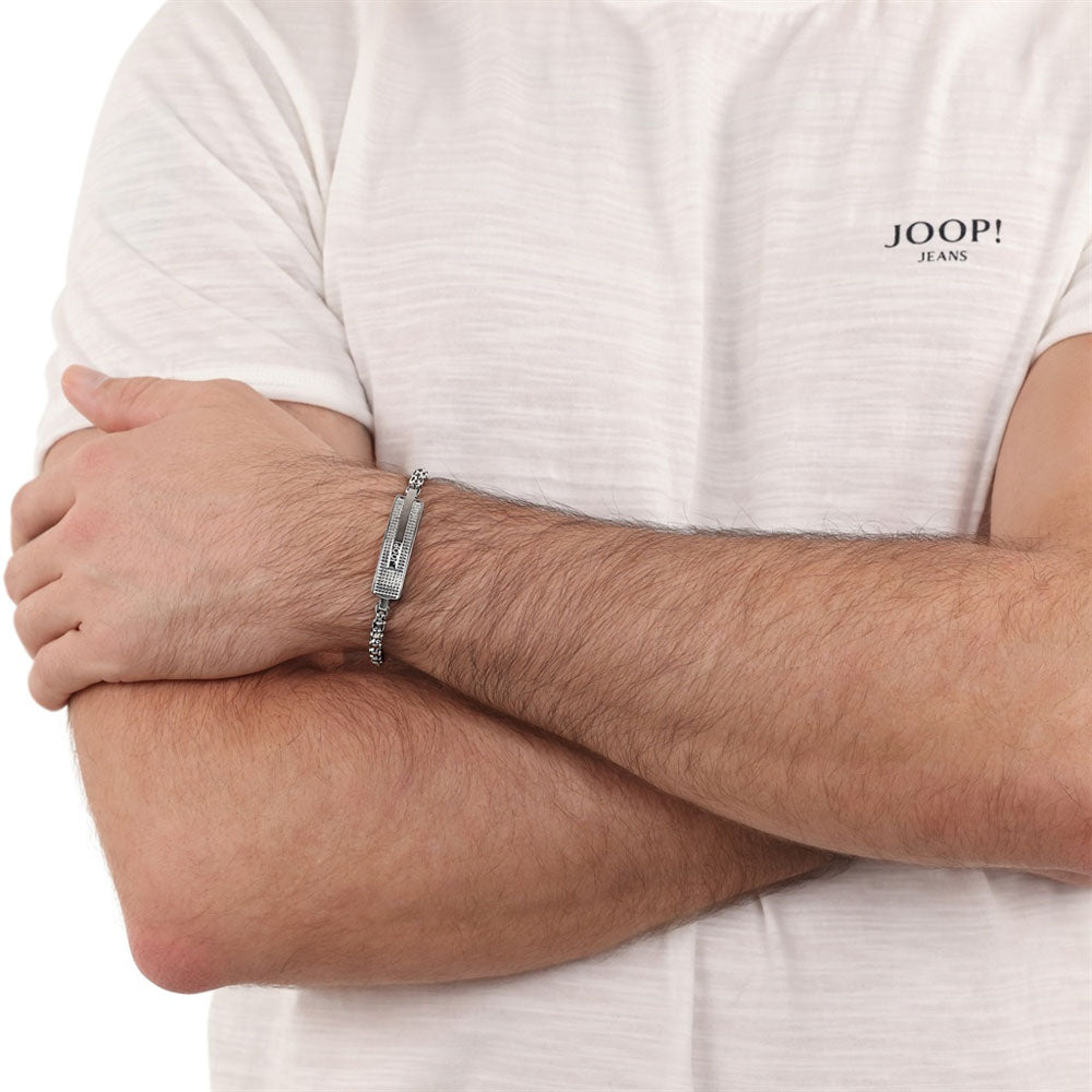 JOOP! Herren Armband Edelstahl