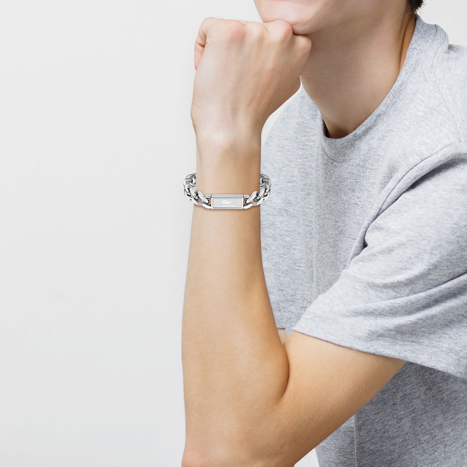 Lacoste Herren Panzer Armband Backhand