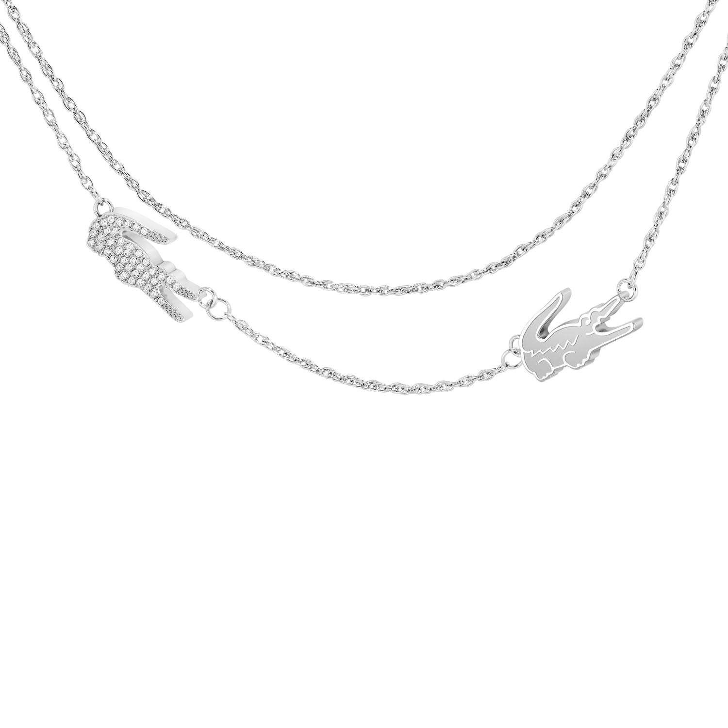Lacoste Crocodile Damen Halskette