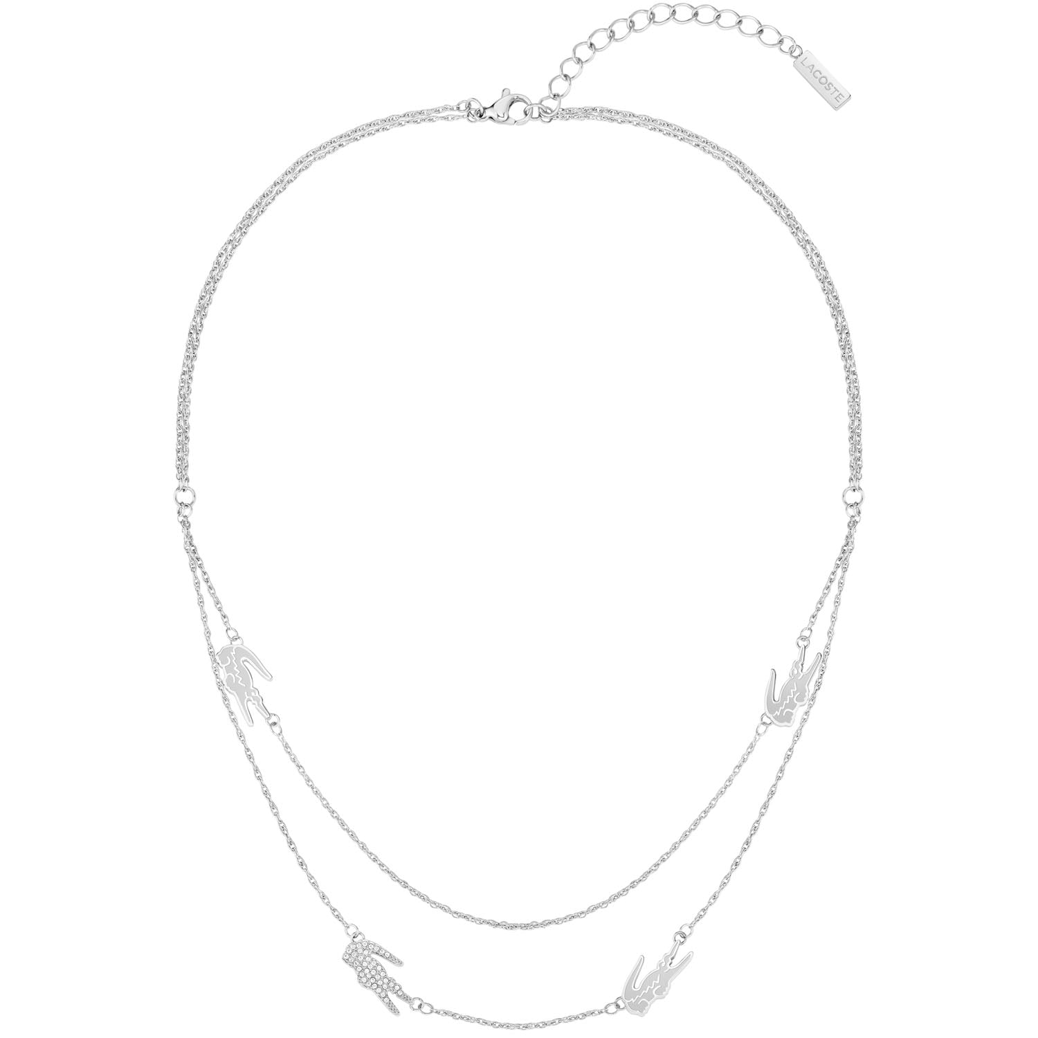 Lacoste Crocodile Damen Halskette