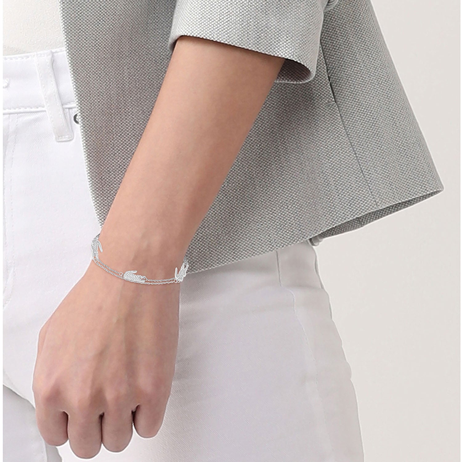 Lacoste Crocodile Damen Armband