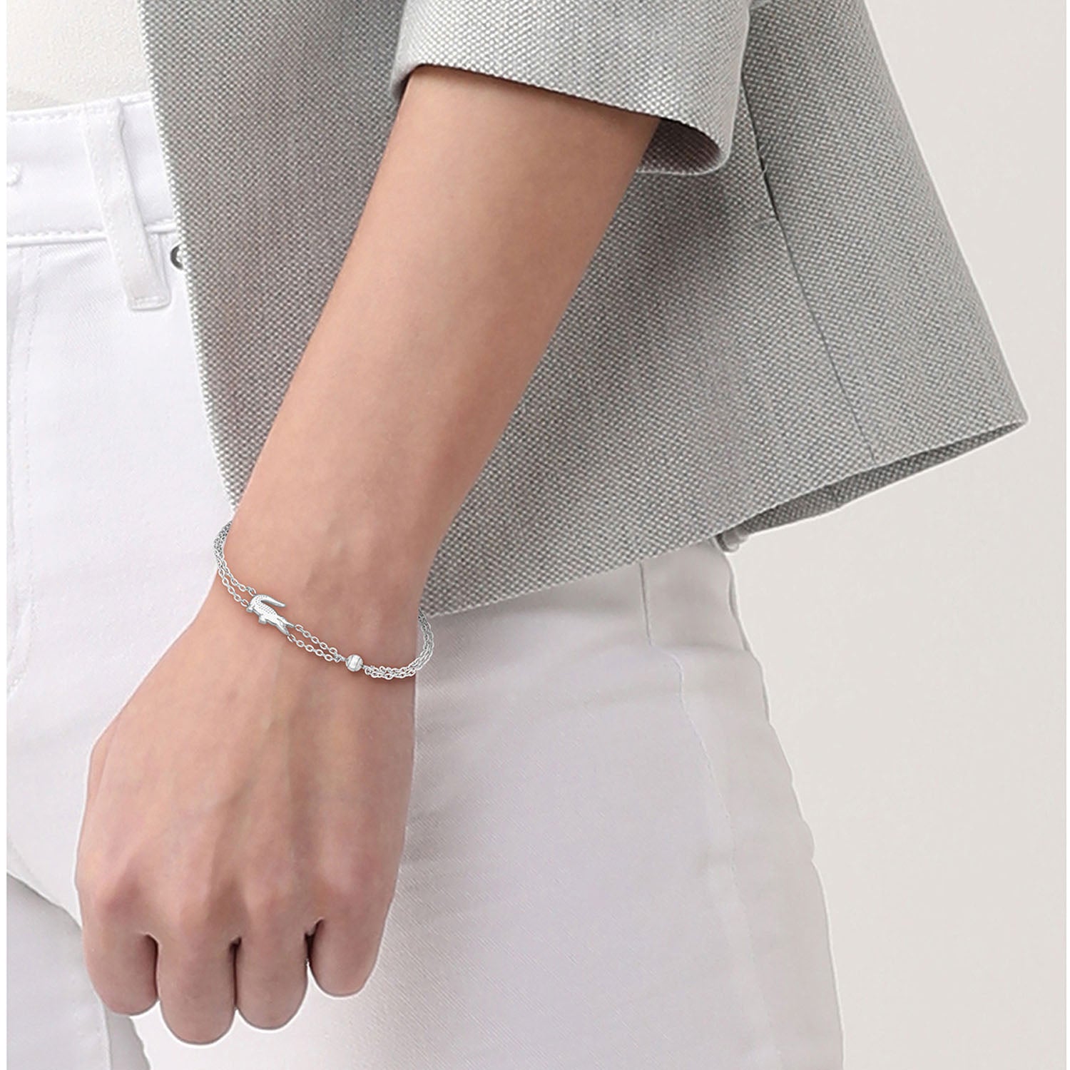 Lacoste Crocodile Damen Armband