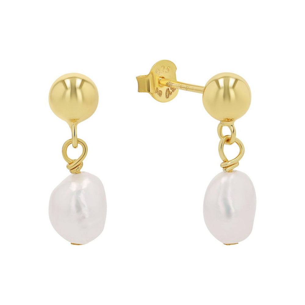 s.Oliver Damen Ohrstecker mit Perle