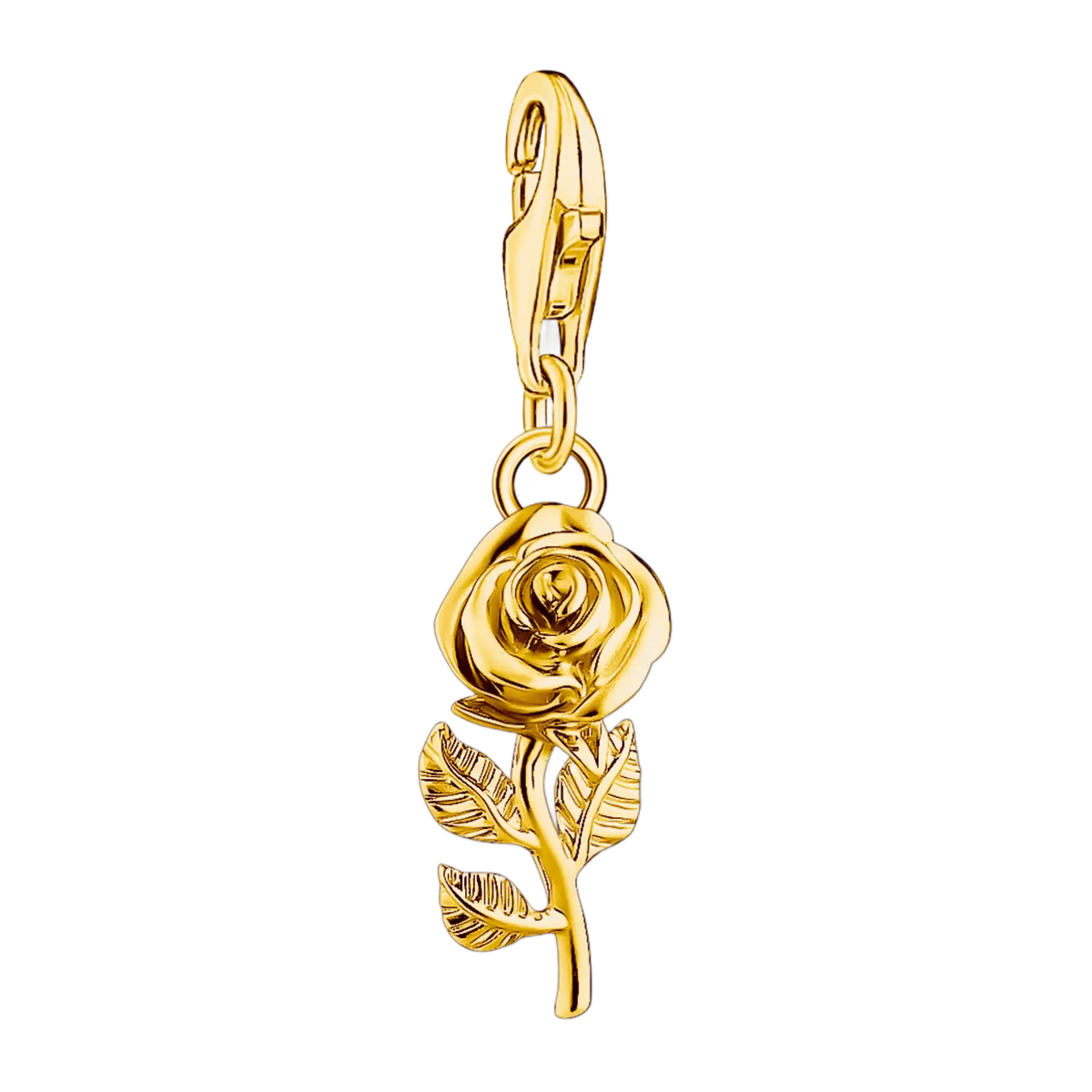 Thomas Sabo Charm-Anhänger Rose vergoldet - Original