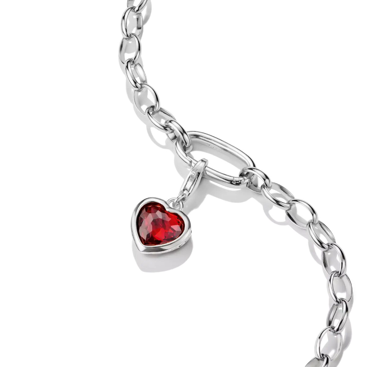 Thomas Sabo Charm-Anhänger Herz Rot Silber- Original