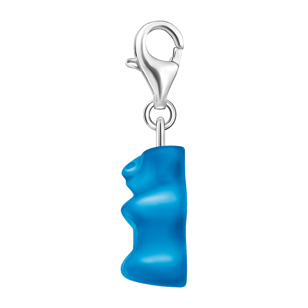 Thomas Sabo Charm-Goldbären-Anhänger in Blau Silber - Original