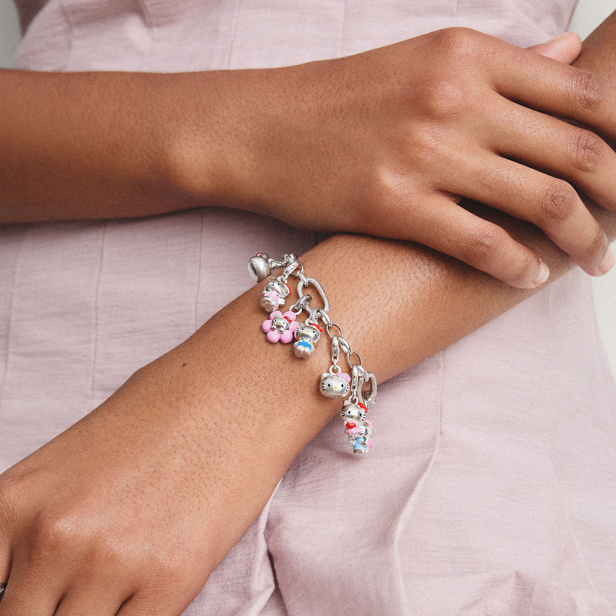 Thomas Sabo Hello Kitty Charm Pinke Schleife – Original