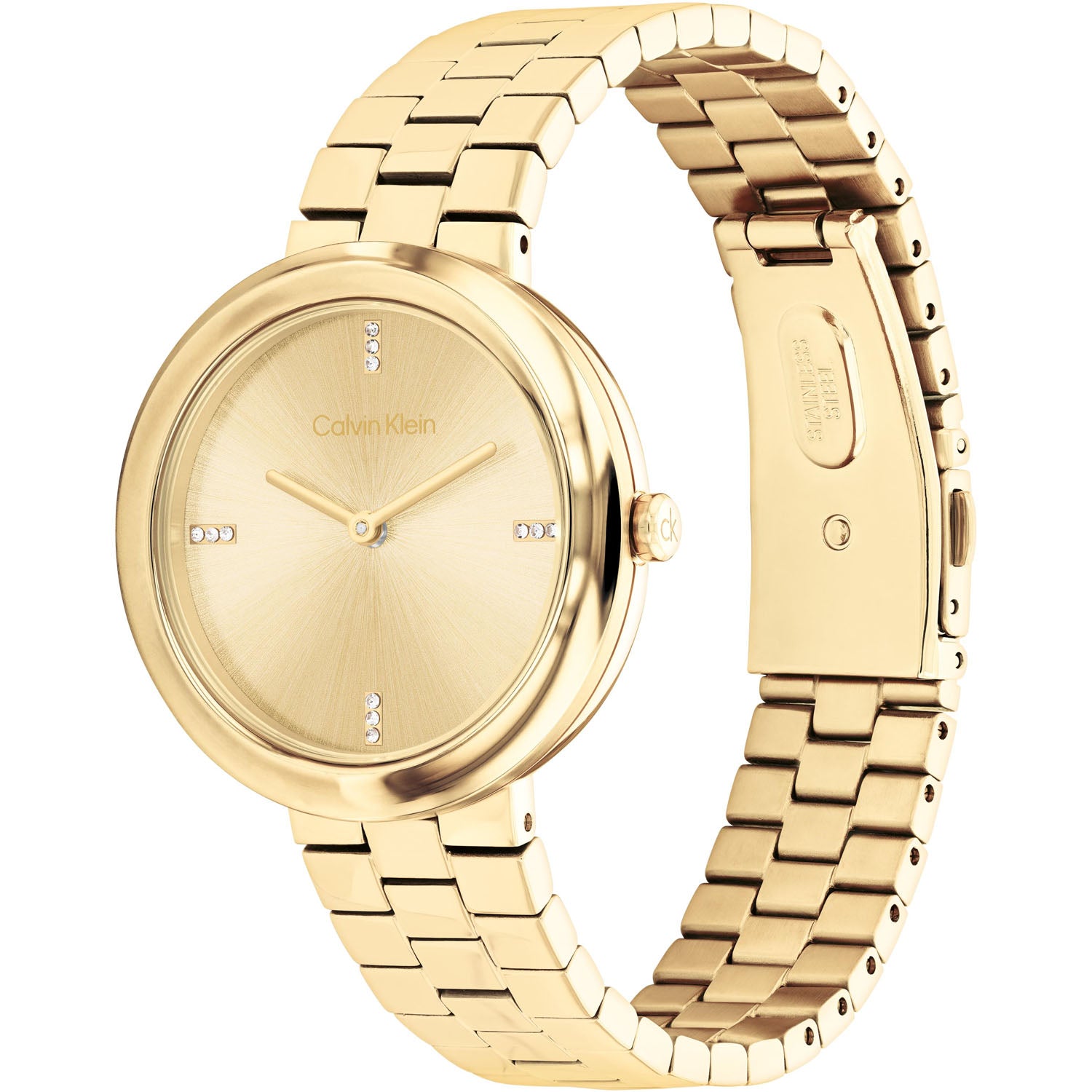 Calvin Klein Damenuhr Twisted Bezel