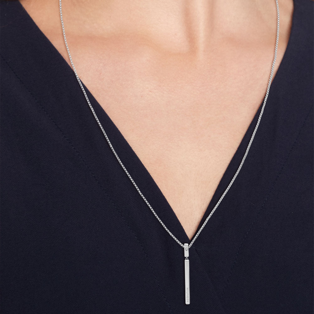 Tommy Hilfiger Damenkette mit Anhänger Linear
