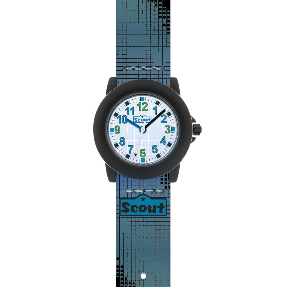 Scout Kinderuhr Crystal Grün-Blau-Schwarz