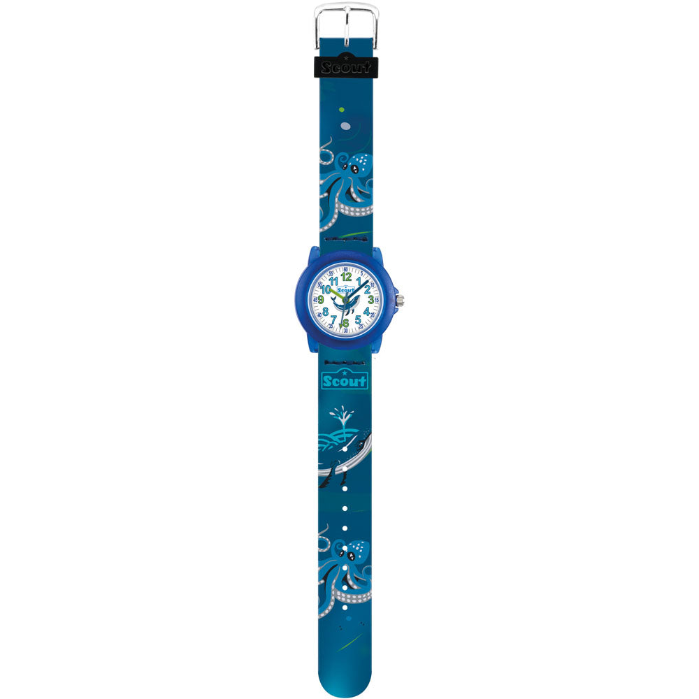 Scout Kinderuhr Crystal Unterwasserwelt & Wal