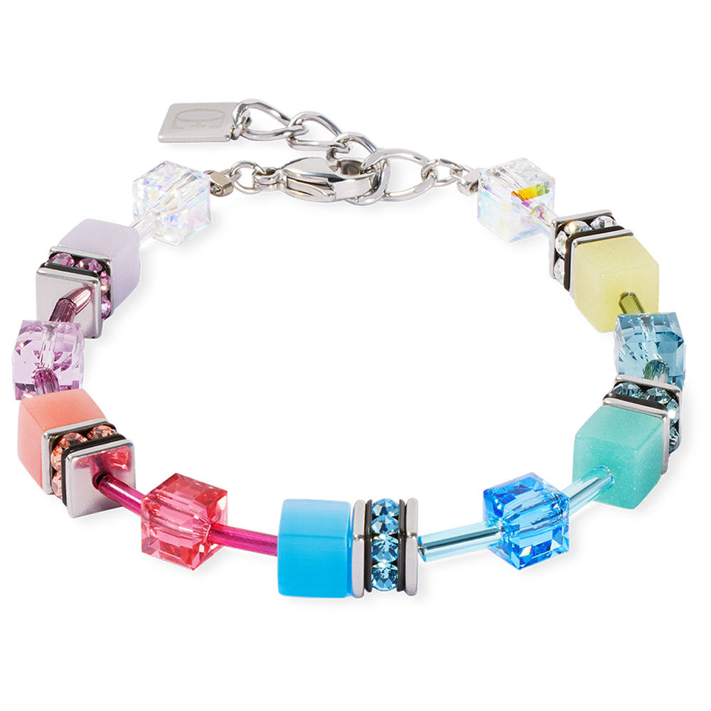 GeoCUBE® Iconic Armband Magic Silber