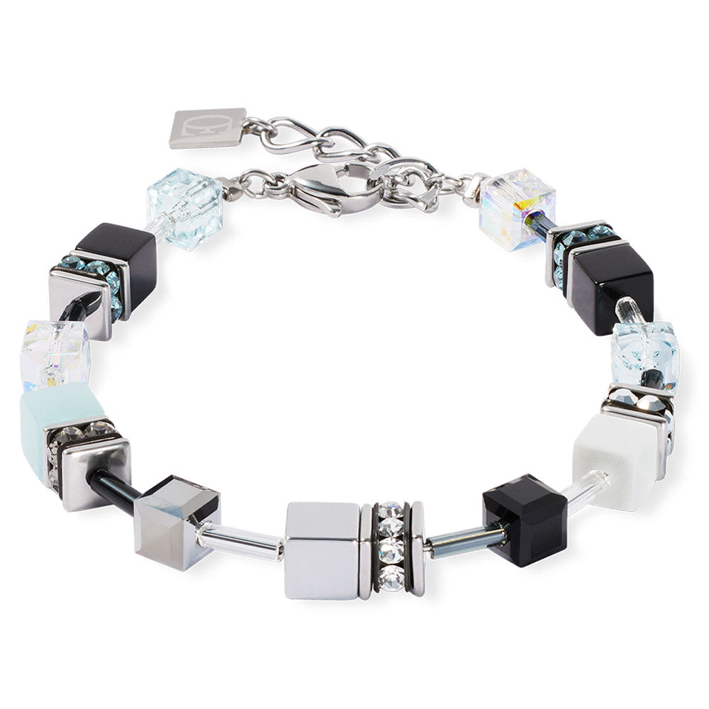GeoCUBE® Iconic Armband Ice Serenity Silber