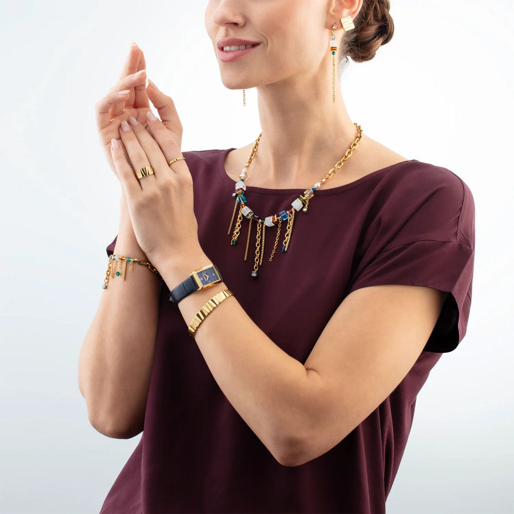 Armband Sunray Cube Couture Gold-Multicolor