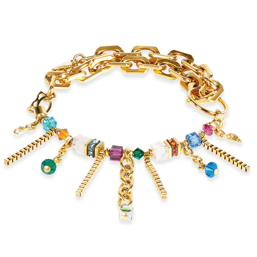 Armband Sunray Cube Couture Gold-Multicolor