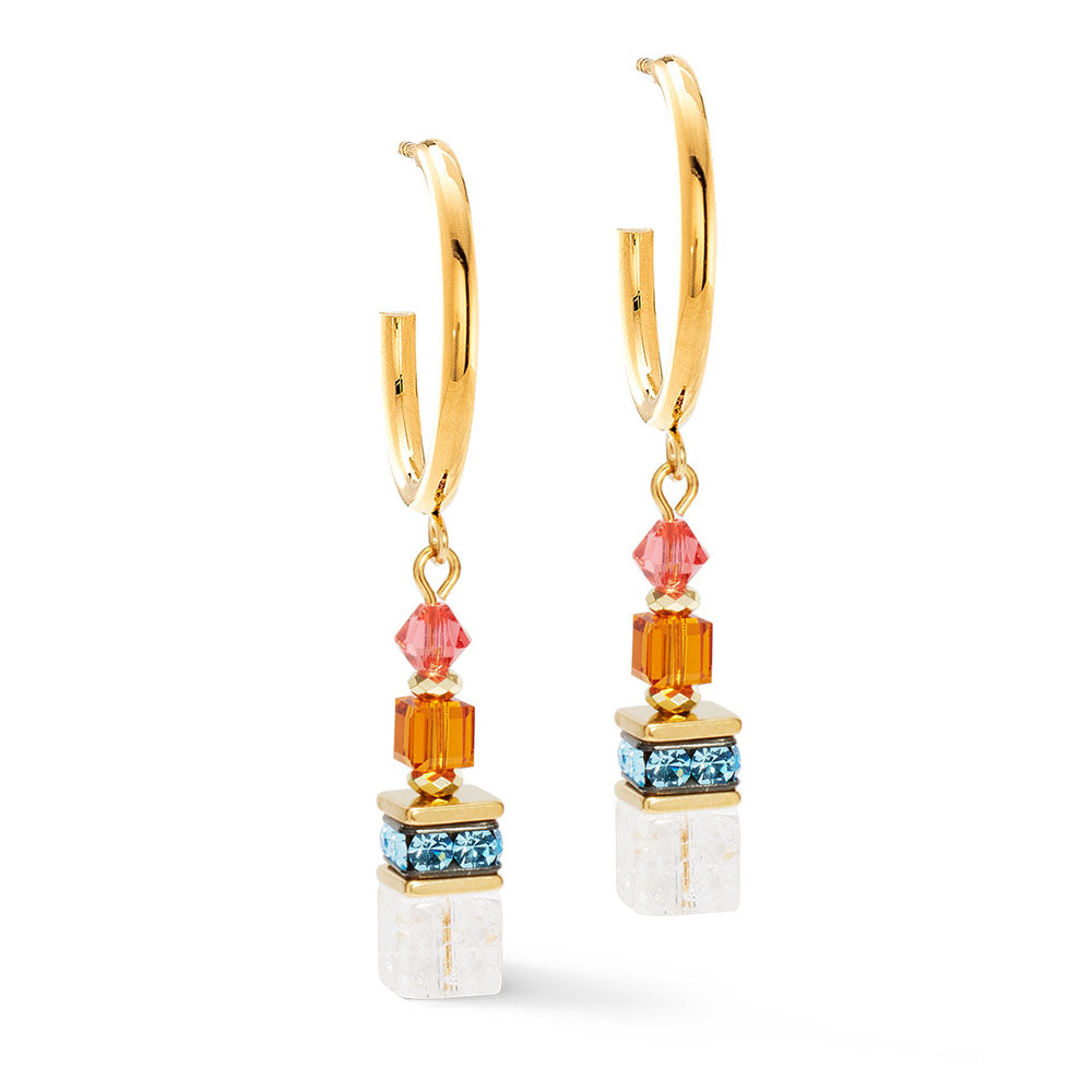 GeoCUBE® Fusion Summer Creolen Gold-Sunset