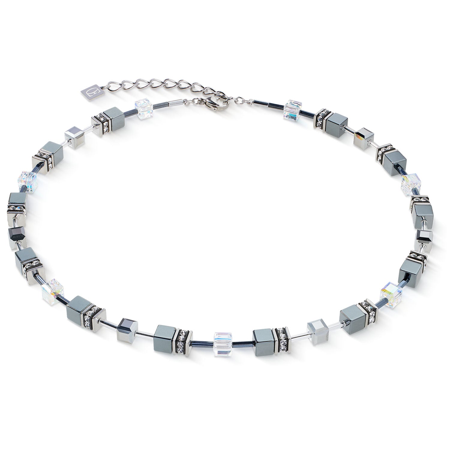 GeoCUBE® Halskette Platinum