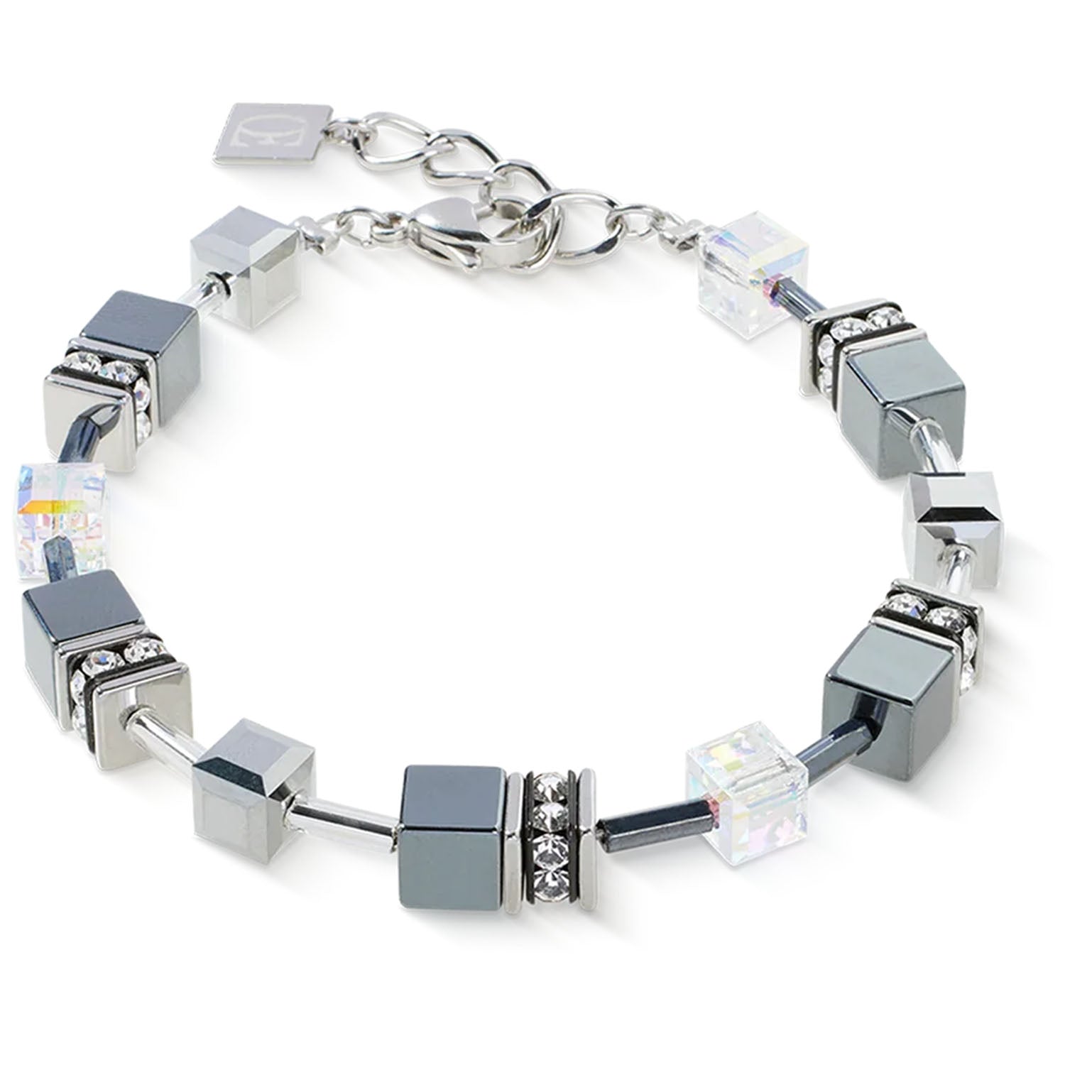 GeoCUBE® Armband Platinum