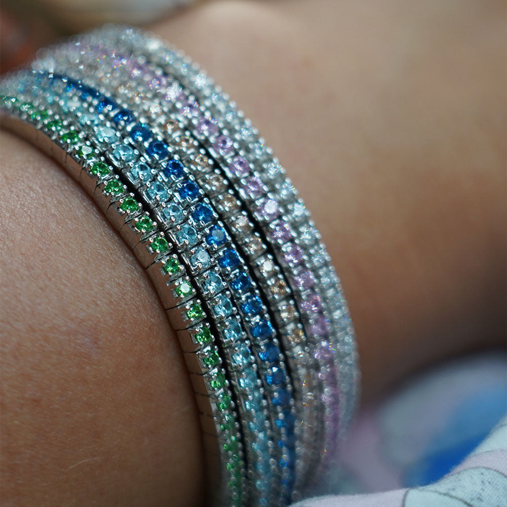 Luis&Freya Dazzling Colors Flex Armband 2.0 mm