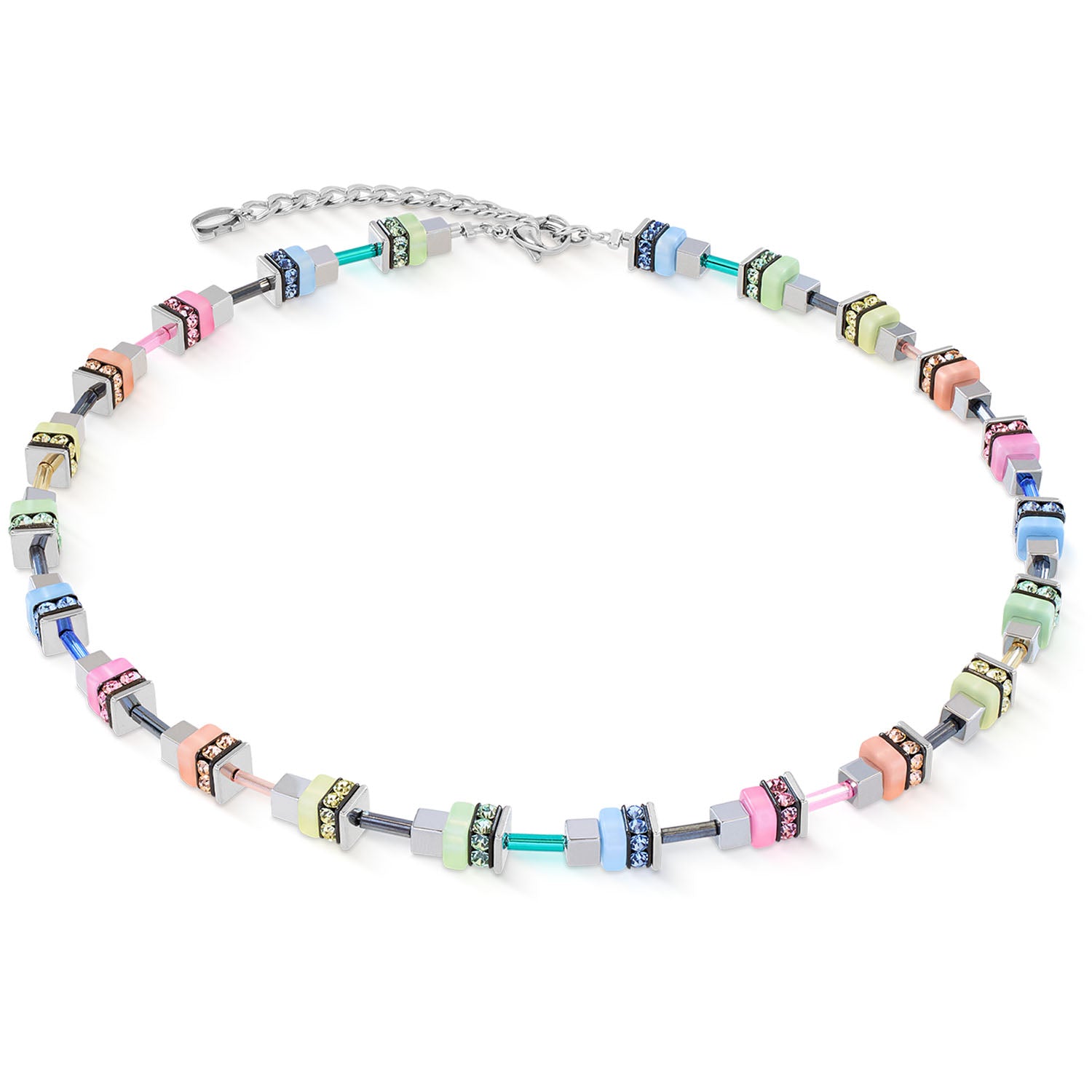 Coeur De Lion Halskette Fresh Sorbet Cube Multicolor